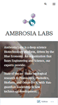 Mobile Screenshot of ambrosialabs.com
